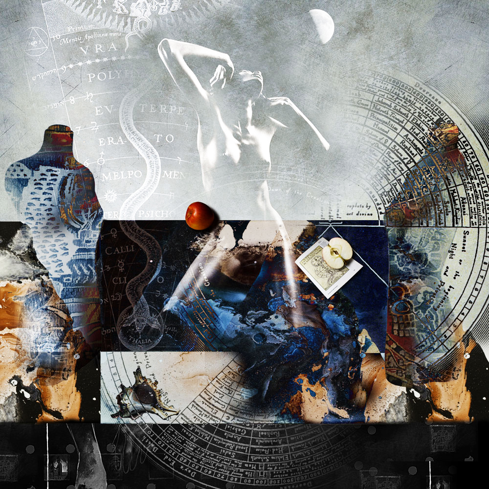 Колаж «Народження Венери». 2011. Папір, комп’ютерна графіка